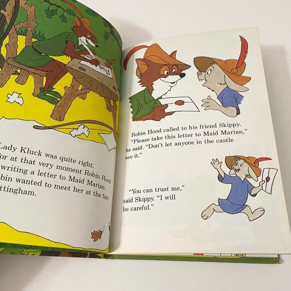 Vintage 1983 Walt Disney Productions Robin Hood Wins Again - Picture 13 of 16